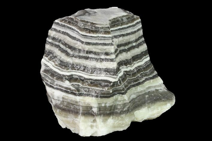 Free-Standing, Banded Zebra Calcite - Mexico #155767